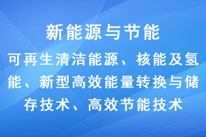 國家重點支持的高新（新能源與節能）技術領域有哪些？