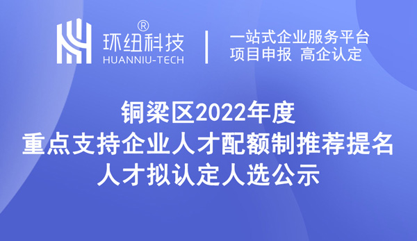 2022年度區級定向支持人才