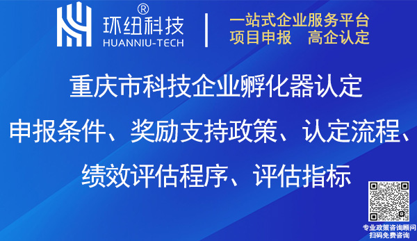 重慶市科技企業孵化器認定