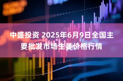 中盛投资 2025年6月9日全国主要批发市场生姜价格行情